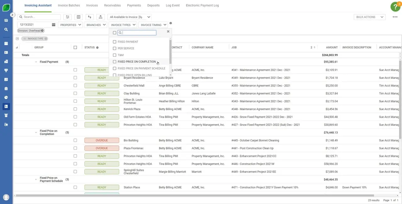 Product Screenshot | Invoicing Assistant