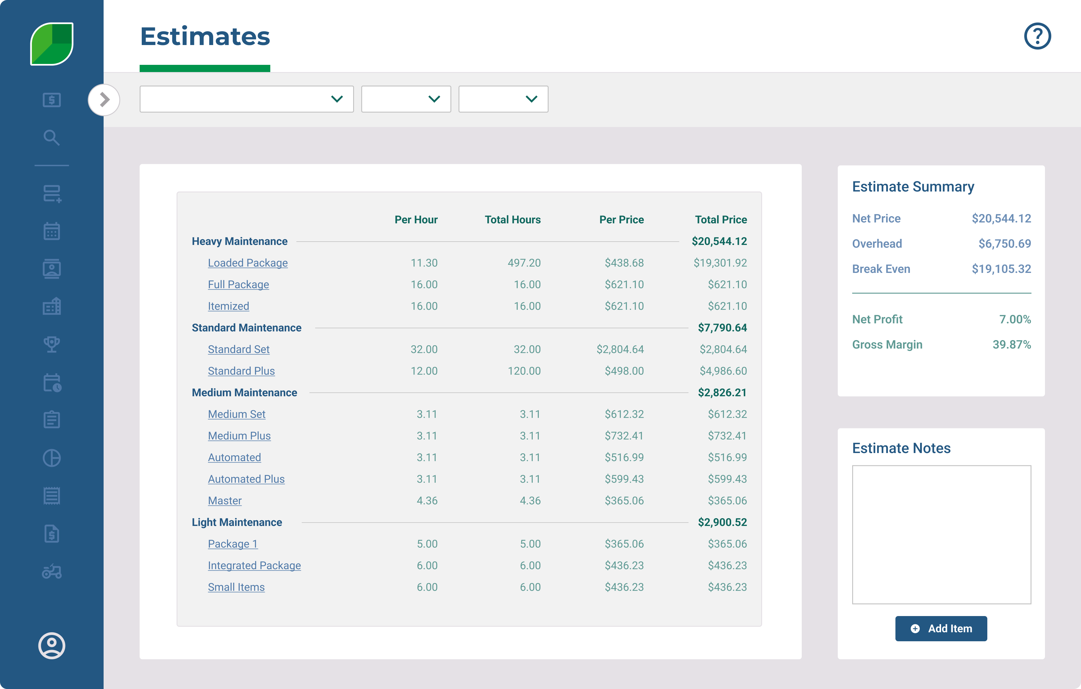 Estimating - Accurate Estimates > Product Illustration (2024 Update)